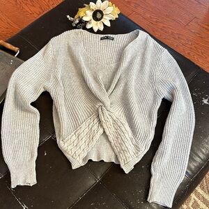 SHEIN grey sweater size small 4 NWOT